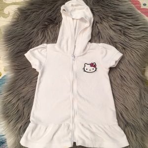 Girls hello kitty swim cover